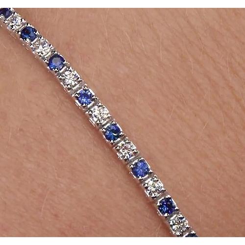 Sapphire And Diamond Bracelet1