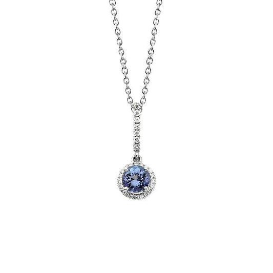 Genuine Sri Lanka Blue Sapphire And Diamond Pendant 2 Carats - Gemstone Pendant-harrychadent.ca