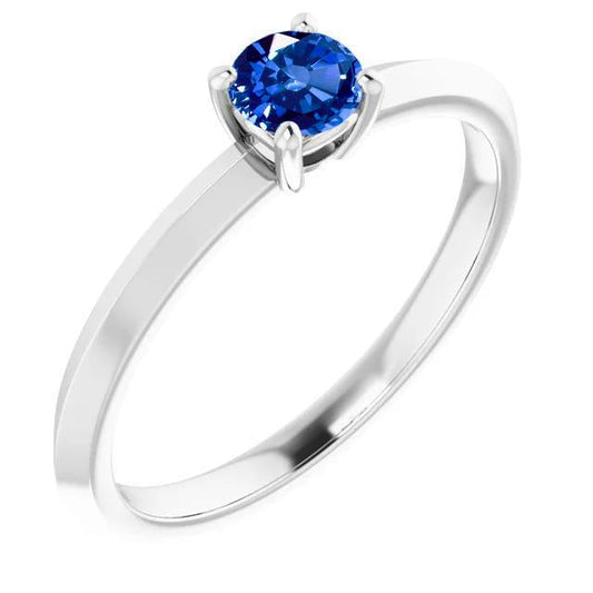 Solitaire Ring 1.25 Carats White Gold 14K - Gemstone Ring-harrychadent.ca