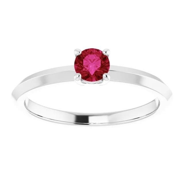 Solitaire Ruby Ring 1.25 Carats 4 Prong Setting Jewelry New - Gemstone Ring-harrychadent.ca