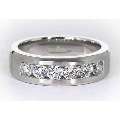 Channel Set Diamond Band Men's Jewelry Ring 1.80 Carats - Mens Ring-harrychadent.ca