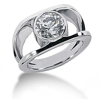 Gorgeous Solitaire Diamond Ring Anniversary Jewelry 1 Carat - Mens Ring-harrychadent.ca