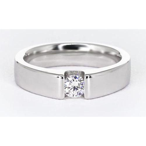 Tension Set Diamond Men's Ring 1 Carat Jewelry - Mens Ring-harrychadent.ca
