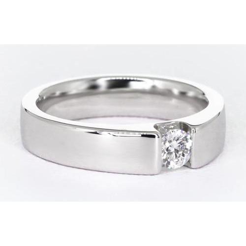 Tension Set Diamond Men's Ring 1 Carat Jewelry - Mens Ring-harrychadent.ca