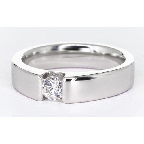 Tension Set Diamond Men's Ring 1 Carat Jewelry - Mens Ring-harrychadent.ca