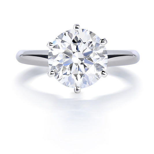 Solitaire 1.50 Carat Women Diamond Wedding Ring White Gold 14K - Solitaire Ring-harrychadent.ca