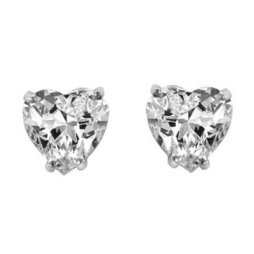 1.30 Ct Heart Cut Diamond Stud Earring Women Gold Jewelry - Stud Earrings-harrychadent.ca