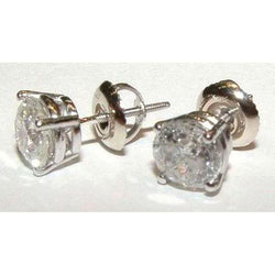 2.20 Carats Real Natural Earth Mined Diamond Studs Earrings