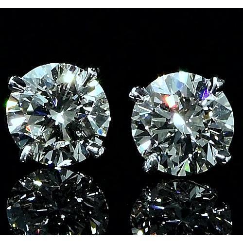 2 Carat Stud Diamond Earrings - Stud Earrings-harrychadent.ca