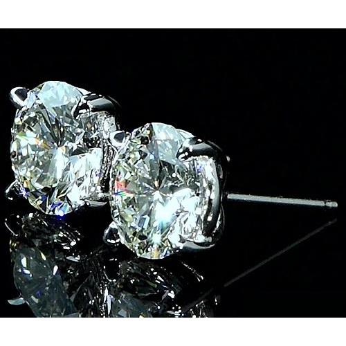 2 Carat Stud Diamond Earrings - Stud Earrings-harrychadent.ca