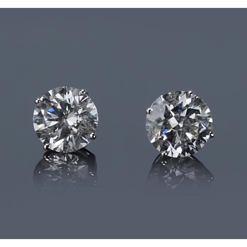 2 Carats Diamond Stud Earring - Stud Earrings-harrychadent.ca