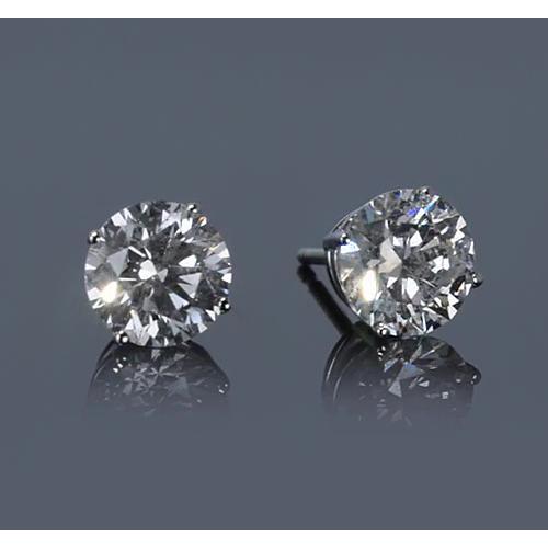 2 Carats Diamond Stud Earring - Stud Earrings-harrychadent.ca