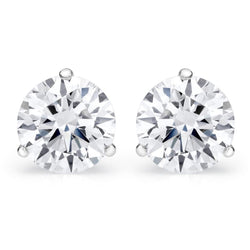 6 Ct. Natural Earth Mined Diamond Studs Earring Ladies Gold Jewelry