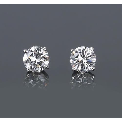Diamond Stud Earring 1.50 Carats - Stud Earrings-harrychadent.ca