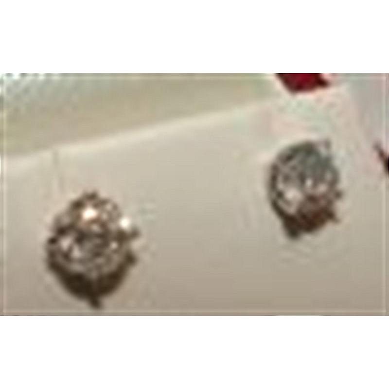 Diamonds 2.02 Ct Round Diamond Gold Stud Earrings Studs - Stud Earrings-harrychadent.ca