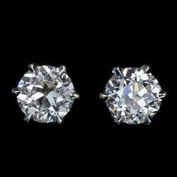 Old Miner studs 1.25 Ct