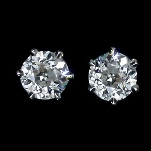 Old Miner studs earrings 1 carat - Stud Earrings-harrychadent.ca