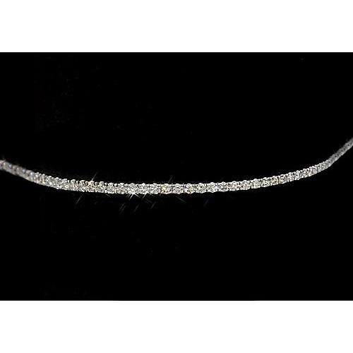 5 Carat Diamond Bracelet Prong Set White Gold 14K Jewelry - Tennis Bracelet-harrychadent.ca