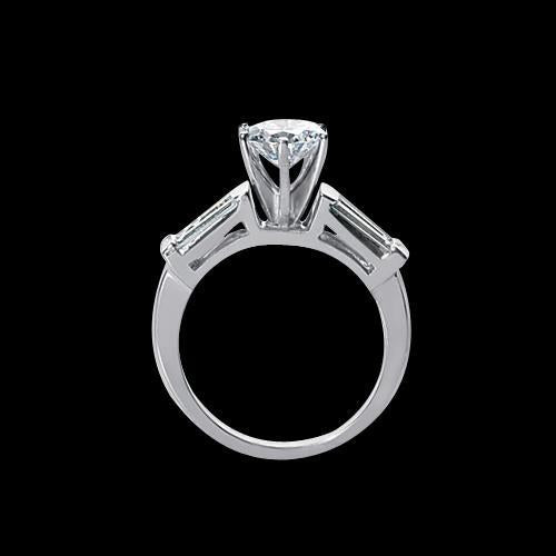 2.01 Carat Diamonds Three Stone Style Engagement Ring New - Three Stone Ring-harrychadent.ca